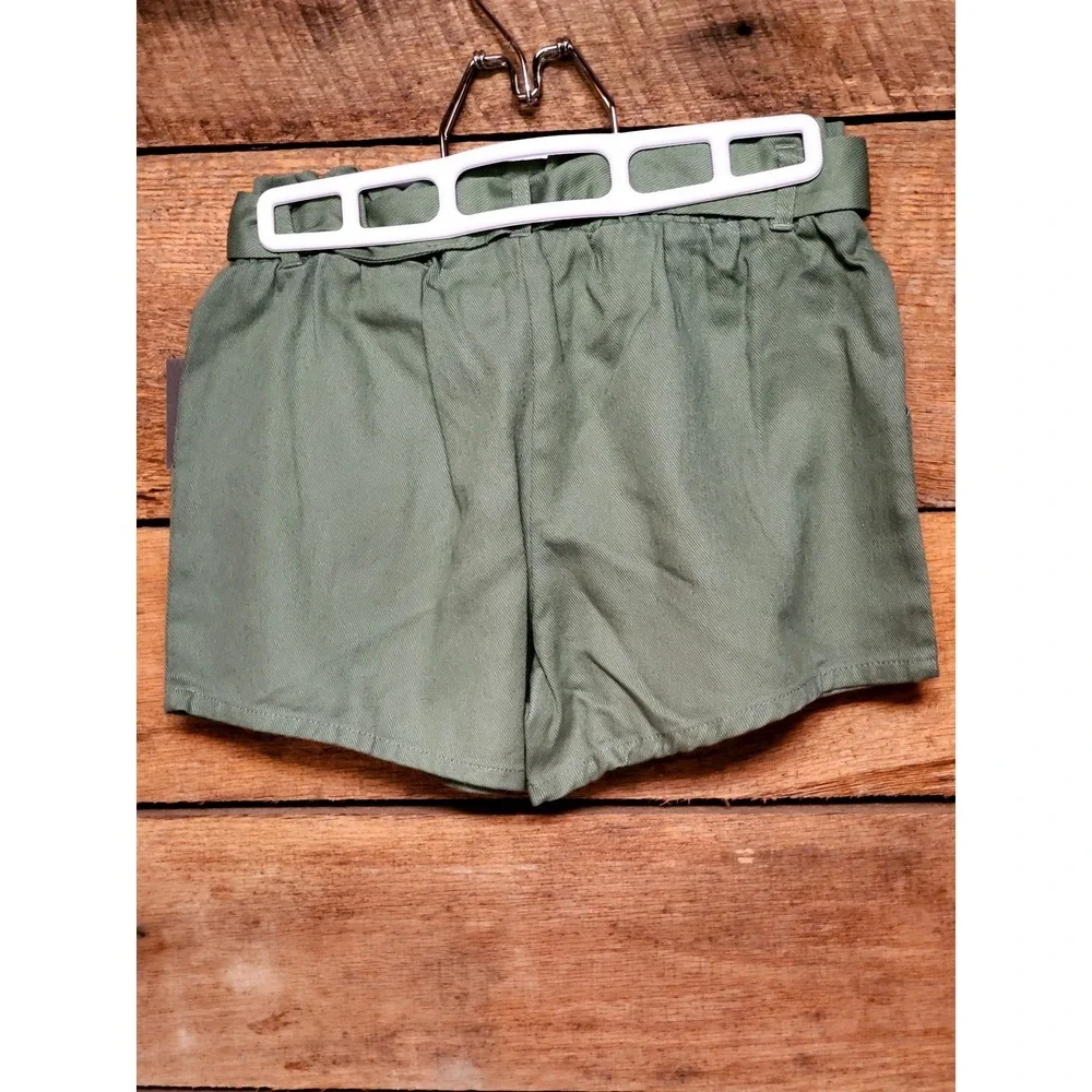 Grayson Threads Kids, The Label Big Girls Tie-Belt Cotton Twill Shorts L